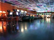 Декоративные полиуретановые полы в зале игровых автоматов развлекательного центра