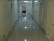 Наливные полы коридор в больнице