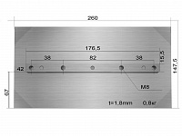 Лопасти для затирки - 800мм для TSS DMD1000 (комплект 4шт)